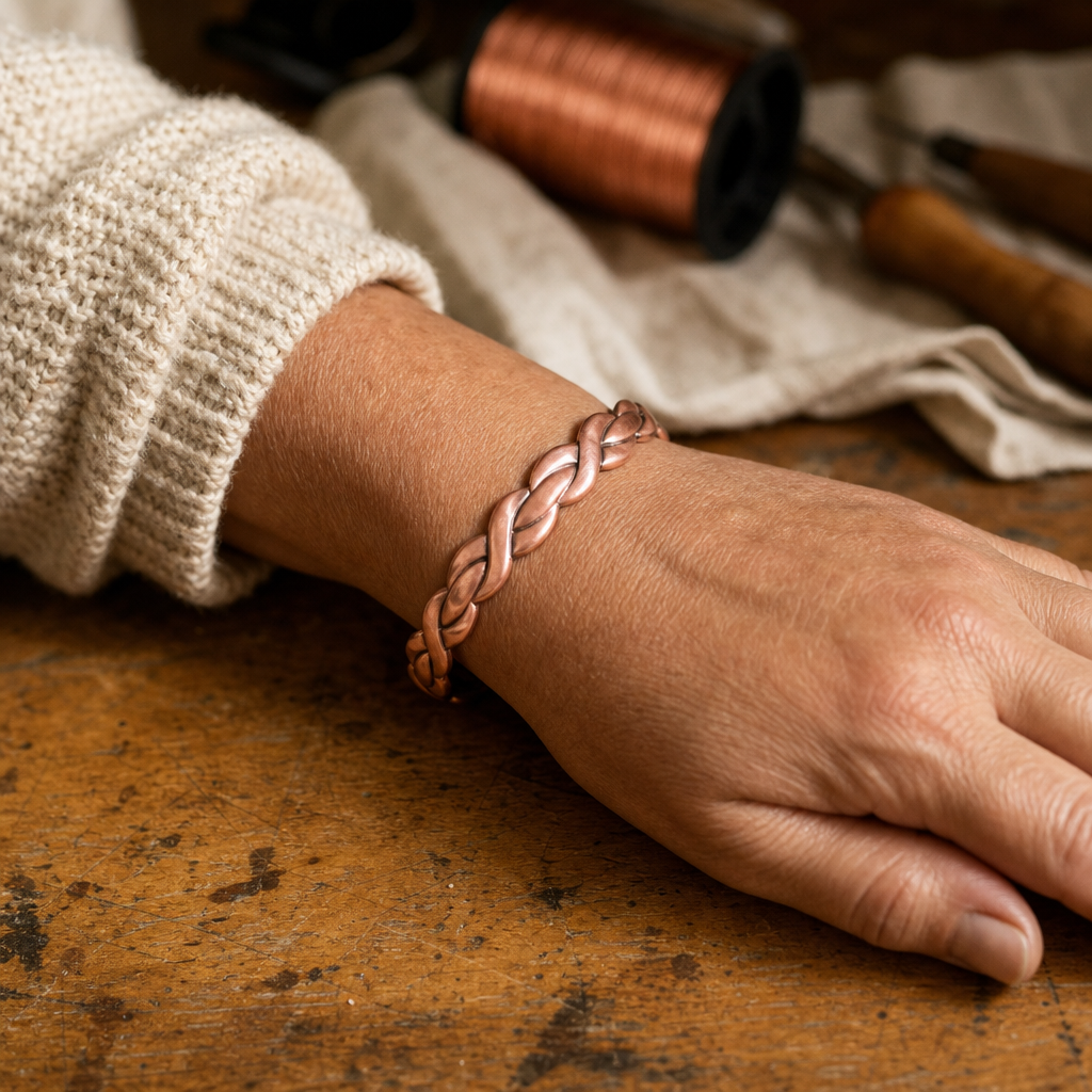 ROSIE | BRACCIALETTO IN RAME LOOM