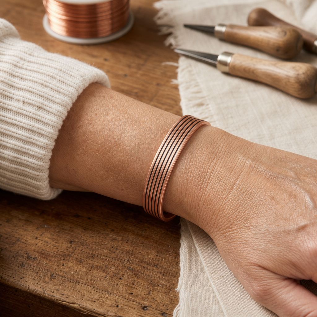 ISABELLA | BRACCIALE IN RAME SAGE