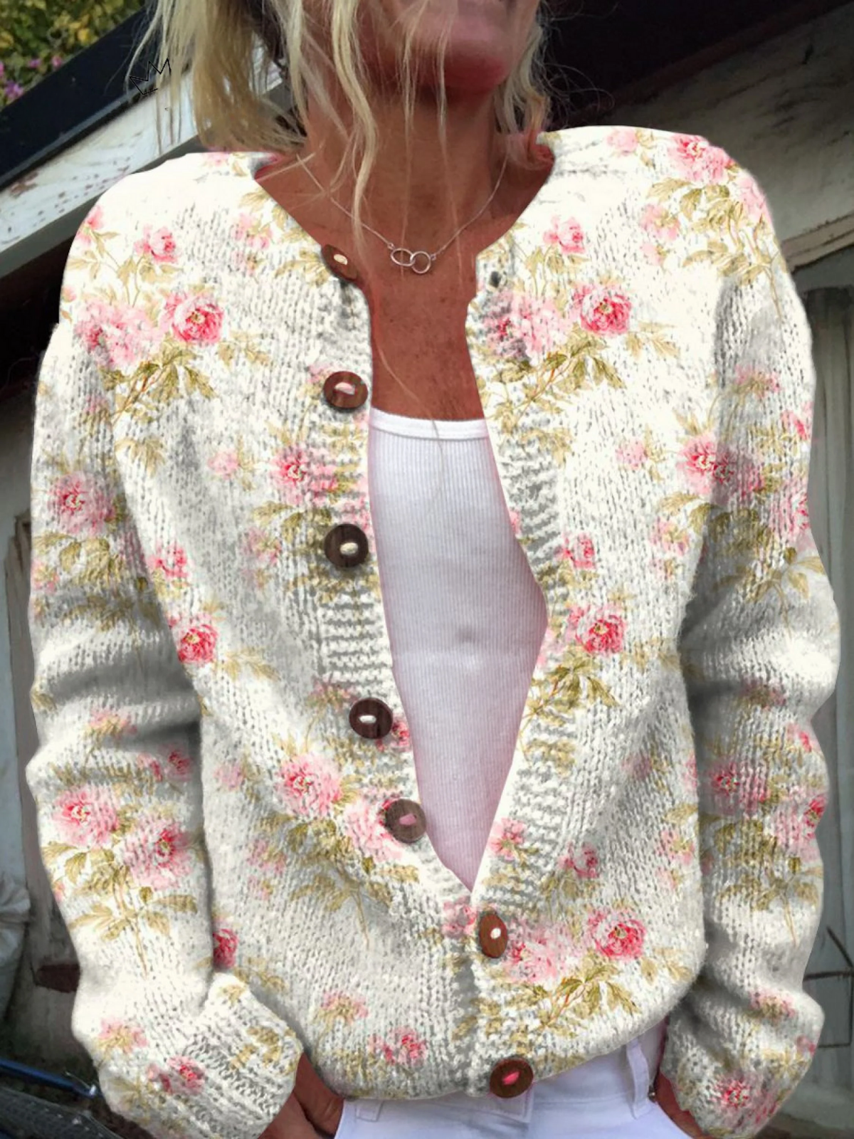 KERENSA | CARDIGAN FLOREALE VINTAGE