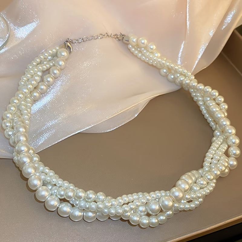 OPHELIA | ELEGANTE COLLANA DI PERLE STATEMENT