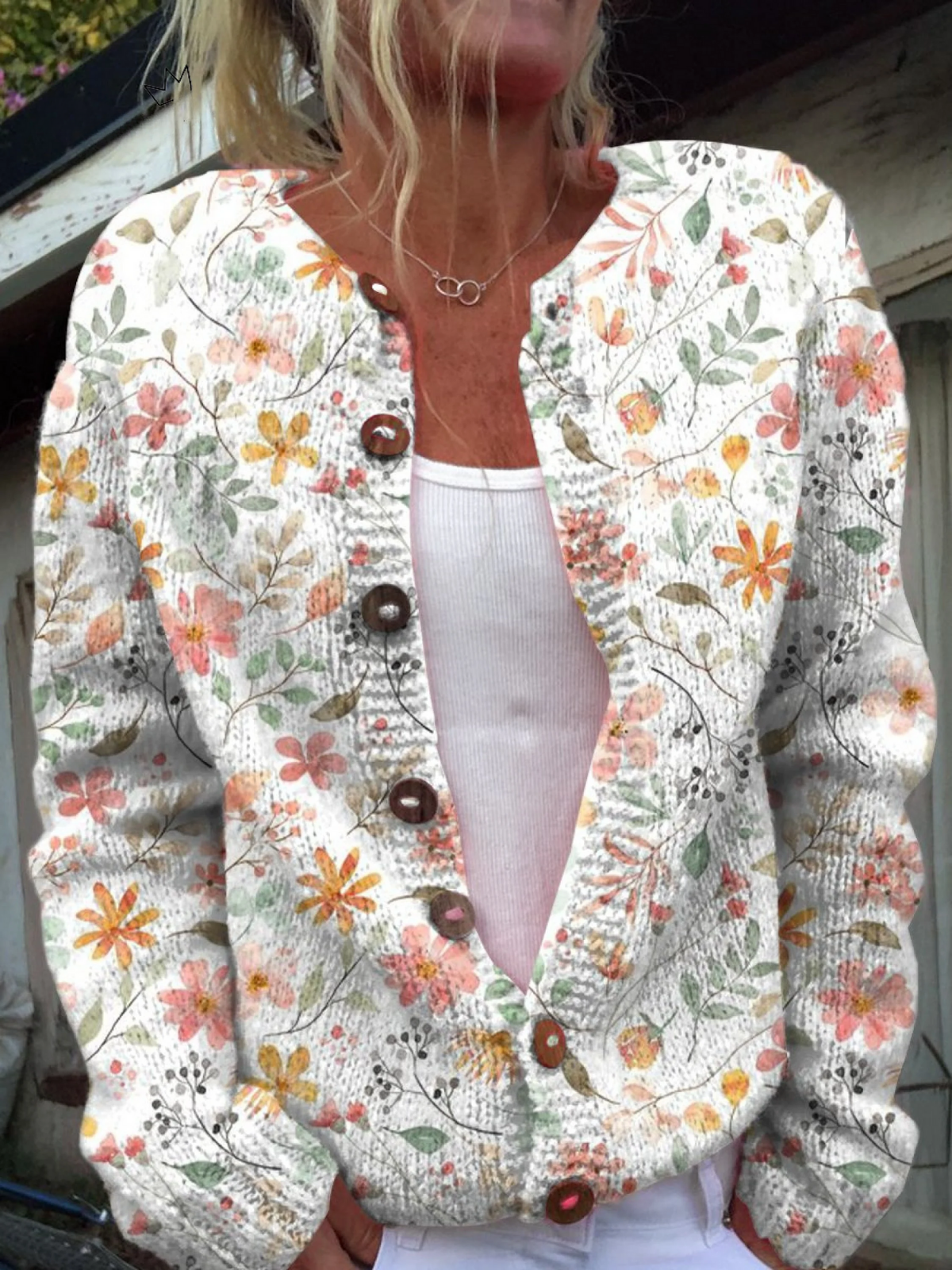 GRETA | CARDIGAN FLOREALE VINTAGE