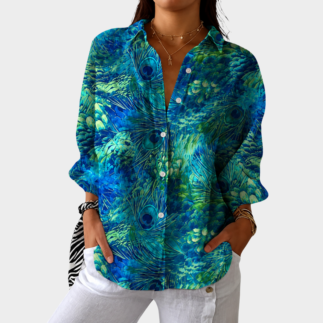 JULIA | CAMICETTA STAMPATA LEGGERA E COLORATA