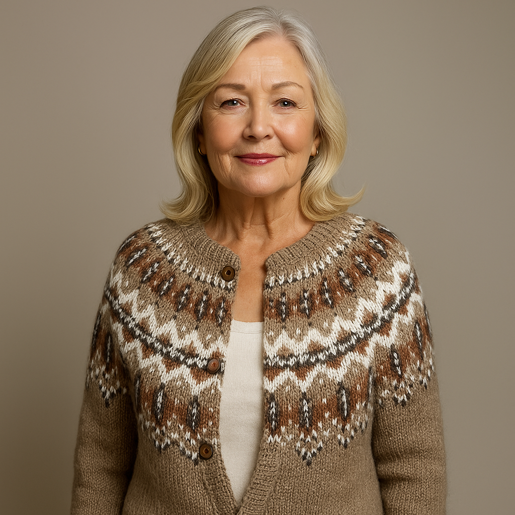 HARLOW | CARDIGAN VINTAGE CLASSICO ISLANDESE