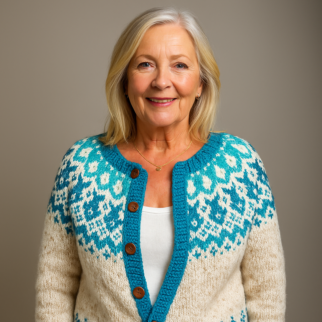 TABITHA | CARDIGAN CLASSICO ISLANDESE