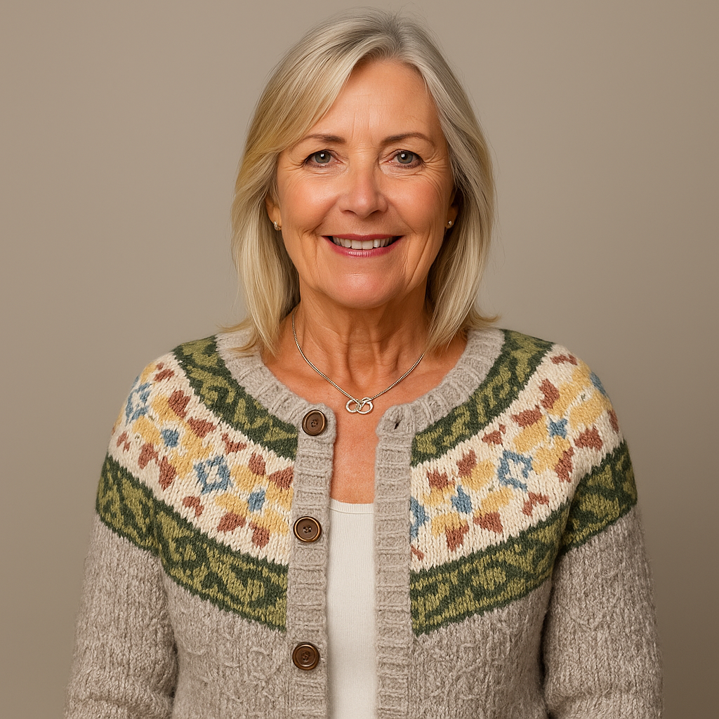 EDITH | CARDIGAN ISLANDESE VINTAGE ISPIRATO