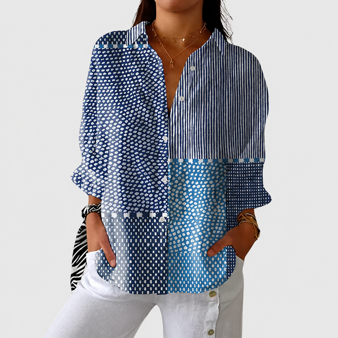MACKENZIE | CAMICETTA LEGGERA E COLORATA CON STAMPA