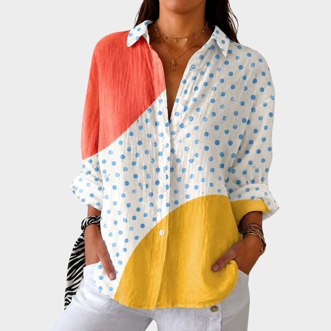 ELLA | CAMICETTA LEGGERA E COLORATA CON STAMPA
