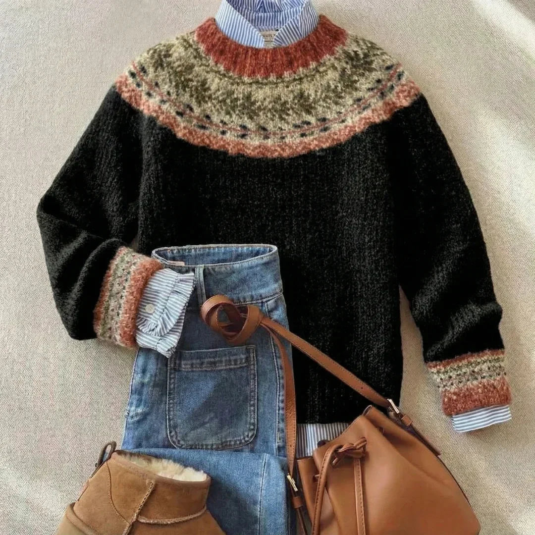 ELVARA | MAGLIONE IN MAGLIA CHIC VINTAGE