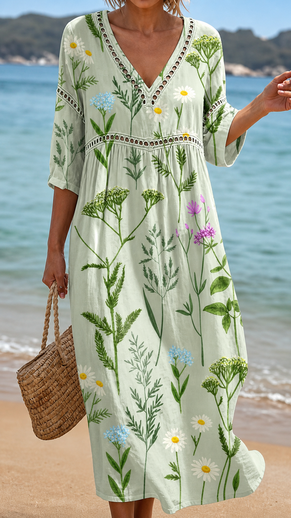 PHOEBE | ABITO DA SPIAGGIA FRESCO E BOTANICO