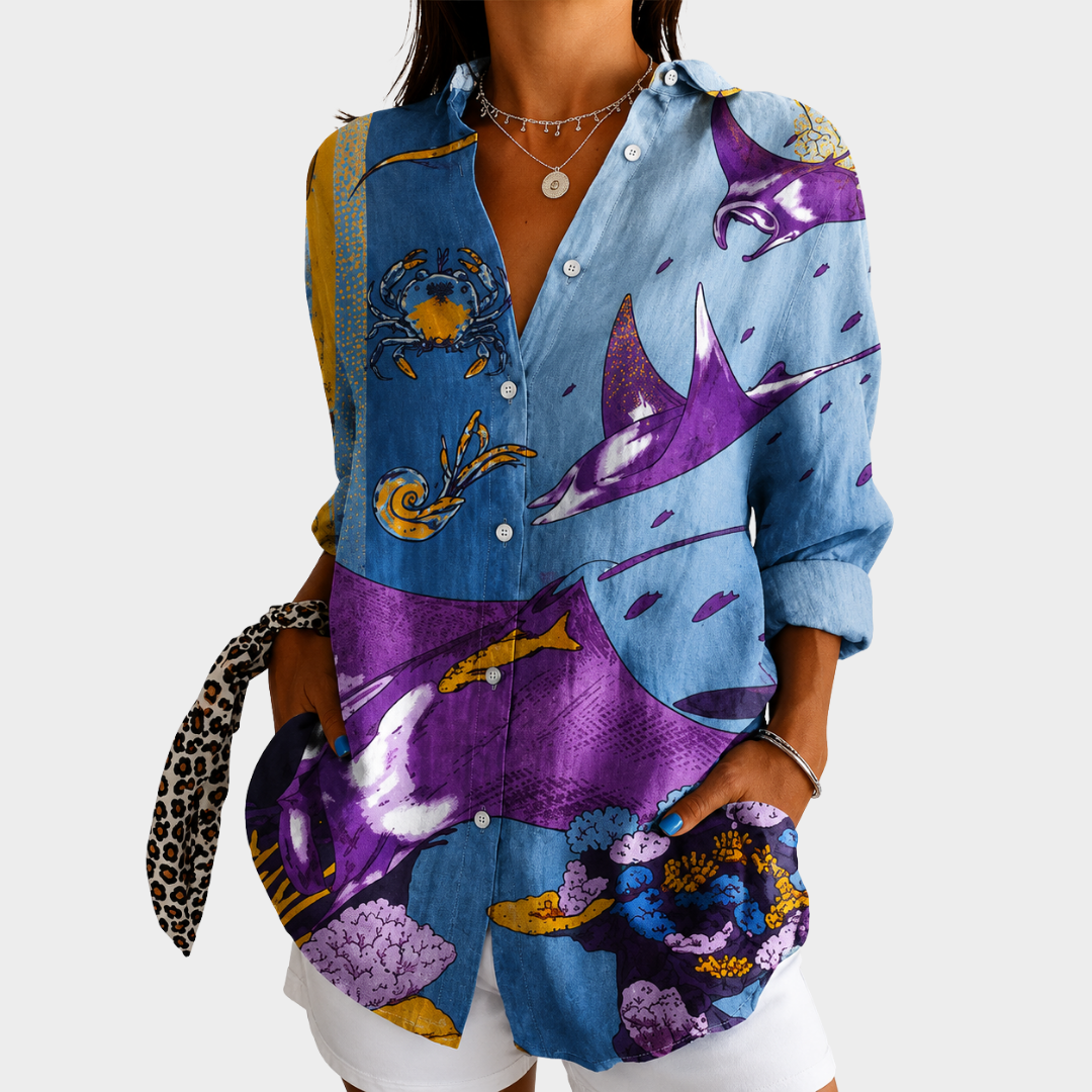 EMILY | CAMICIA ARTISTICA OCEAN DREAMS