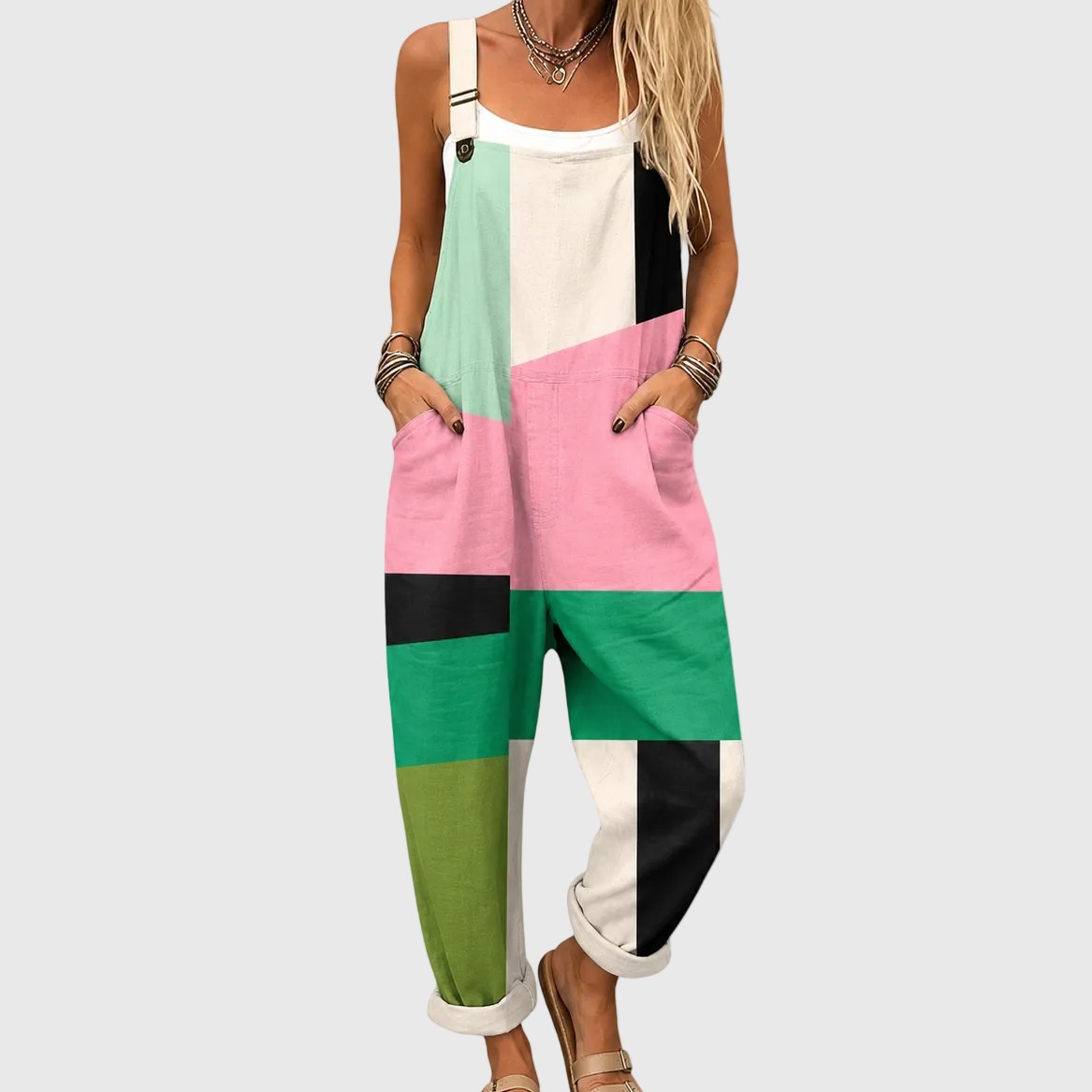 TUTA COLOR BLOCK DAL TOCCO SOFT E STILE MODERNO