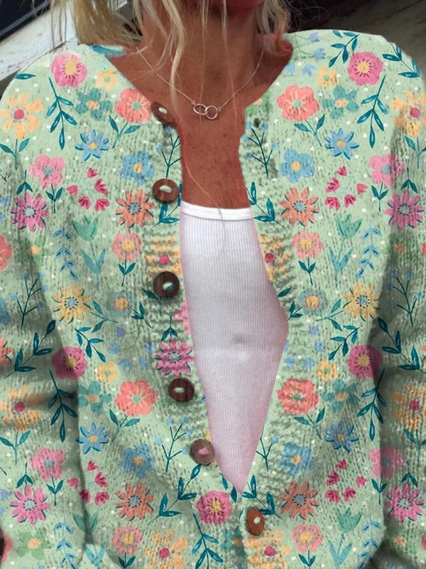 FOXFIELD | CARDIGAN VINTAGE A FIORI