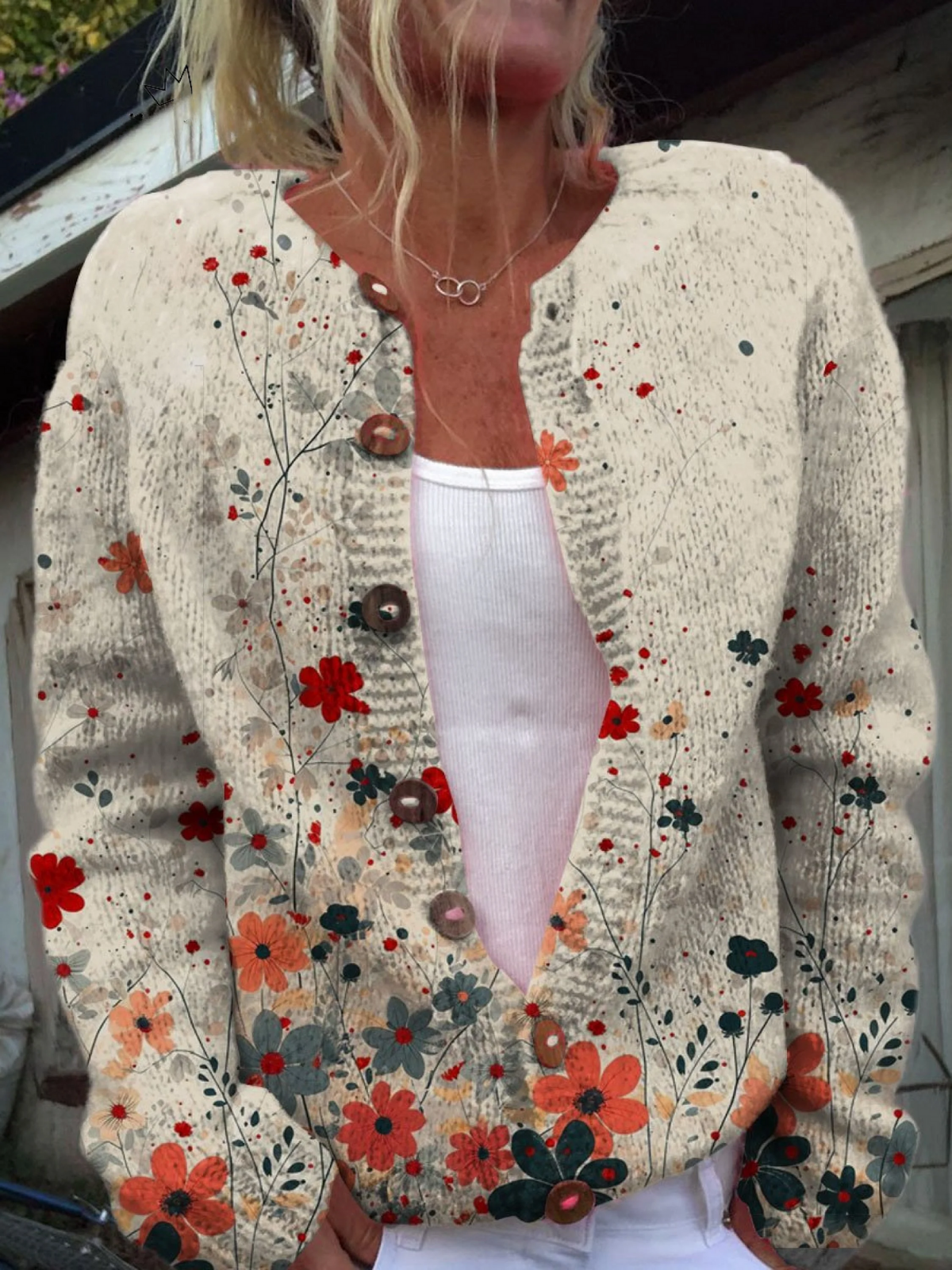 SABRINA | CARDIGAN FLOREALE VINTAGE