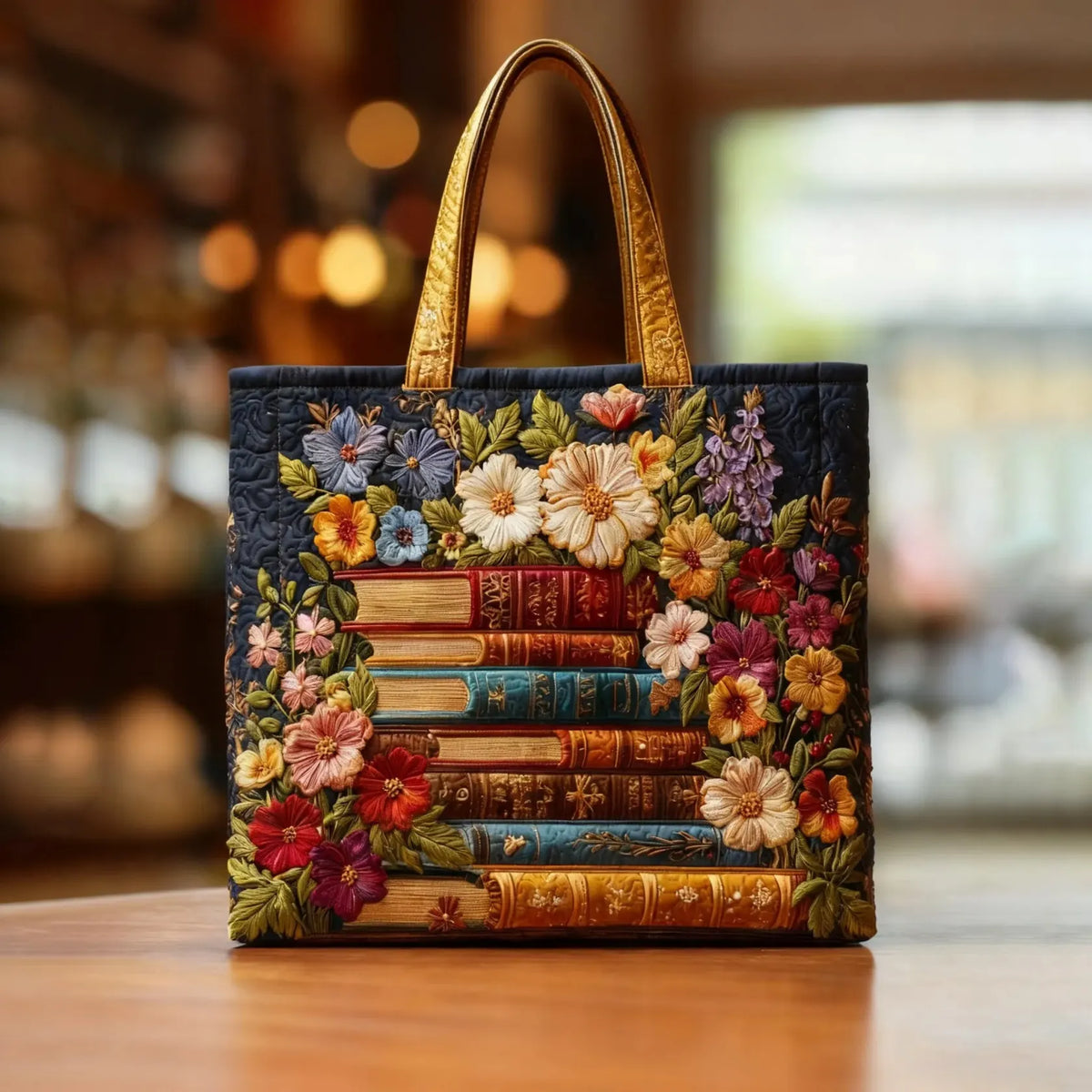 EMILY | BORSA ARTIGIANALE CON STAMPA FLOREALE