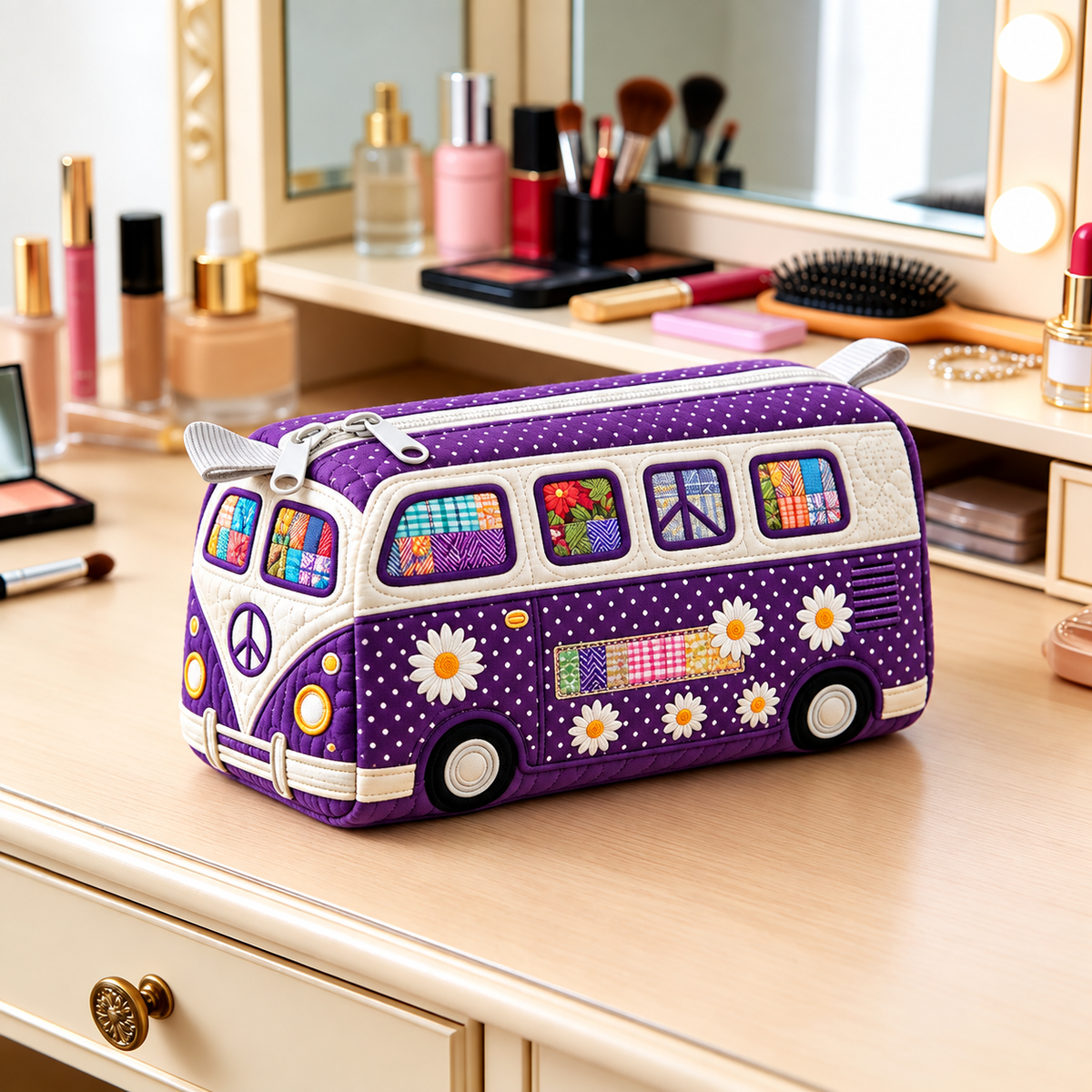 VIOVAN | POCHETTE COSMETICA CAMPER MARGHERITA VIOLA