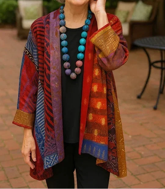HERMIONE | CARDIGAN DRAPPIZZATO ELEGANTE