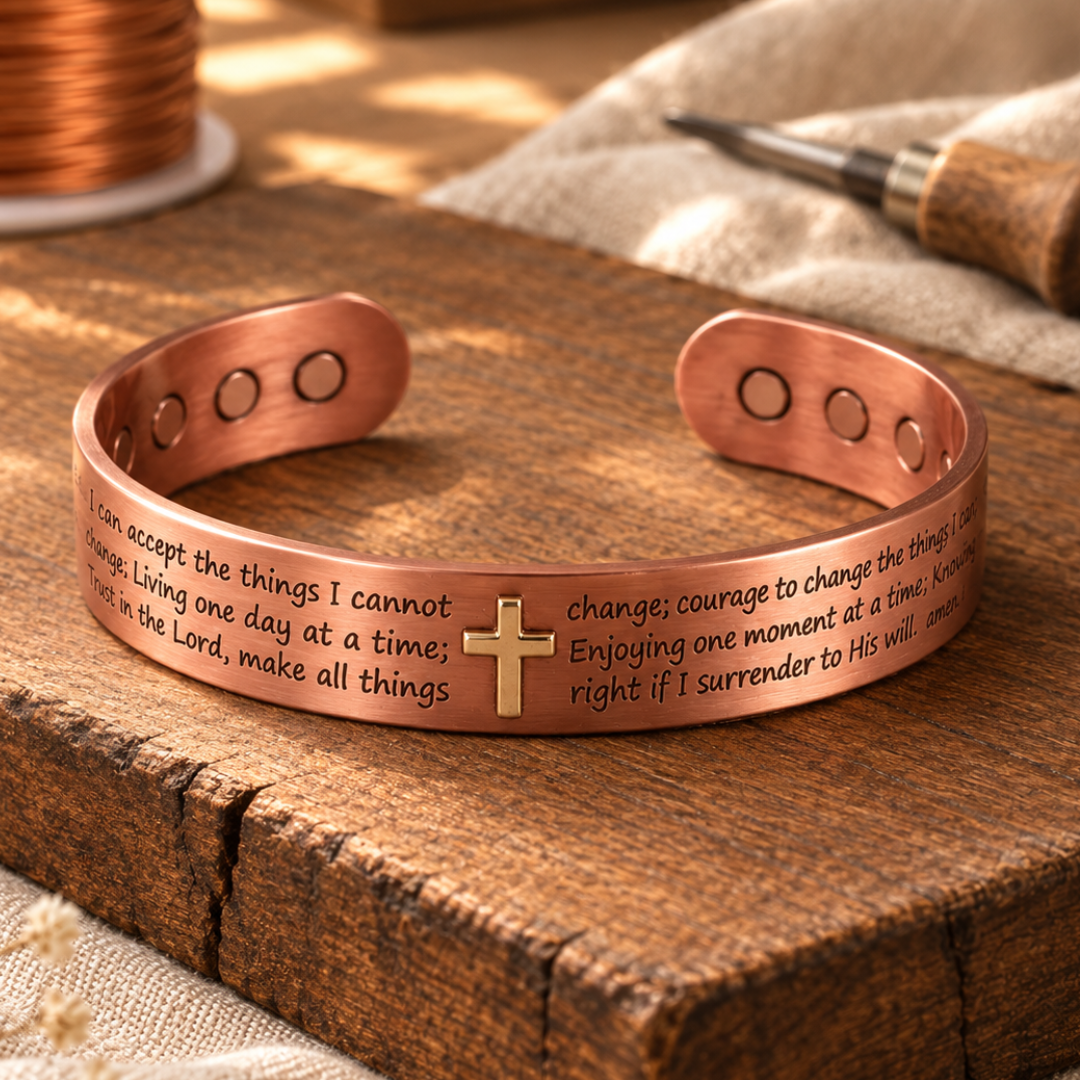 GEORGIA | BRACCIALETTO IN RAME FAITH