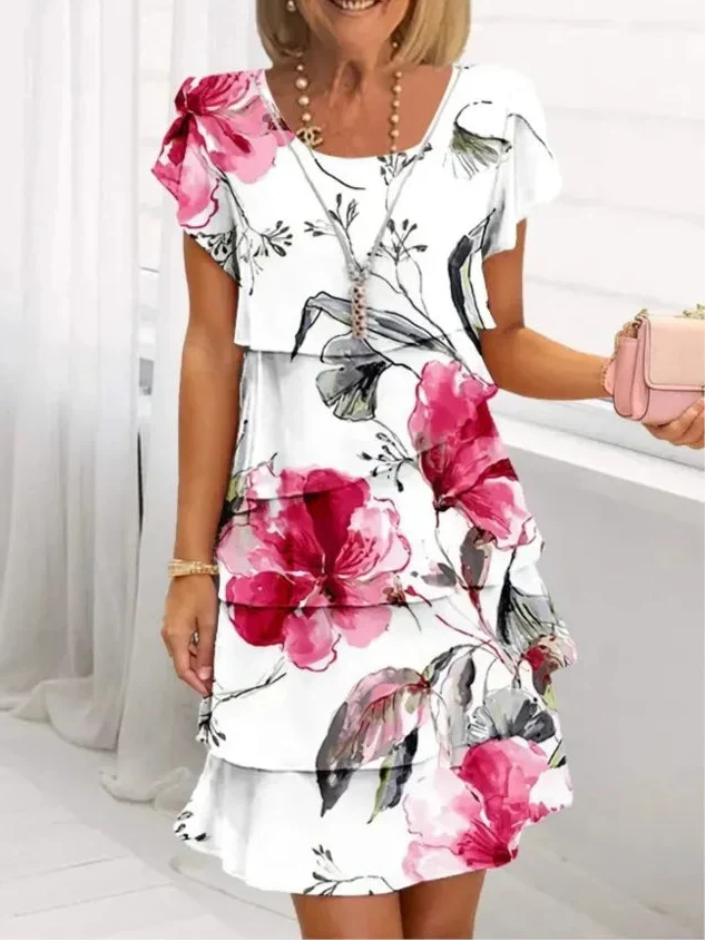 CYNTHIA | ABITO CON BALZE ELEGANT COMFORT