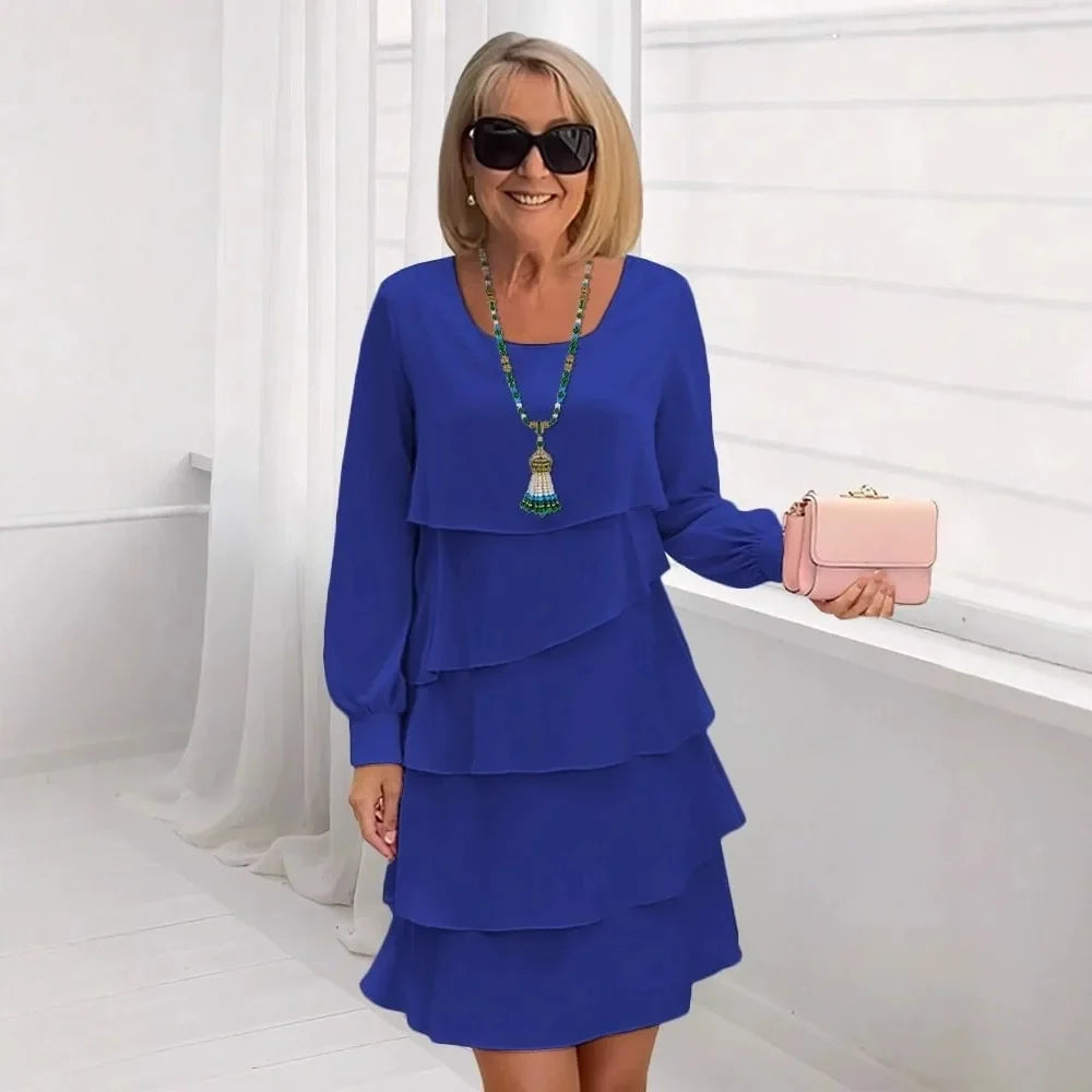 MARGARET | ABITO ELEGANTE E COMODO CON BALZE A MANICHE LUNGHE