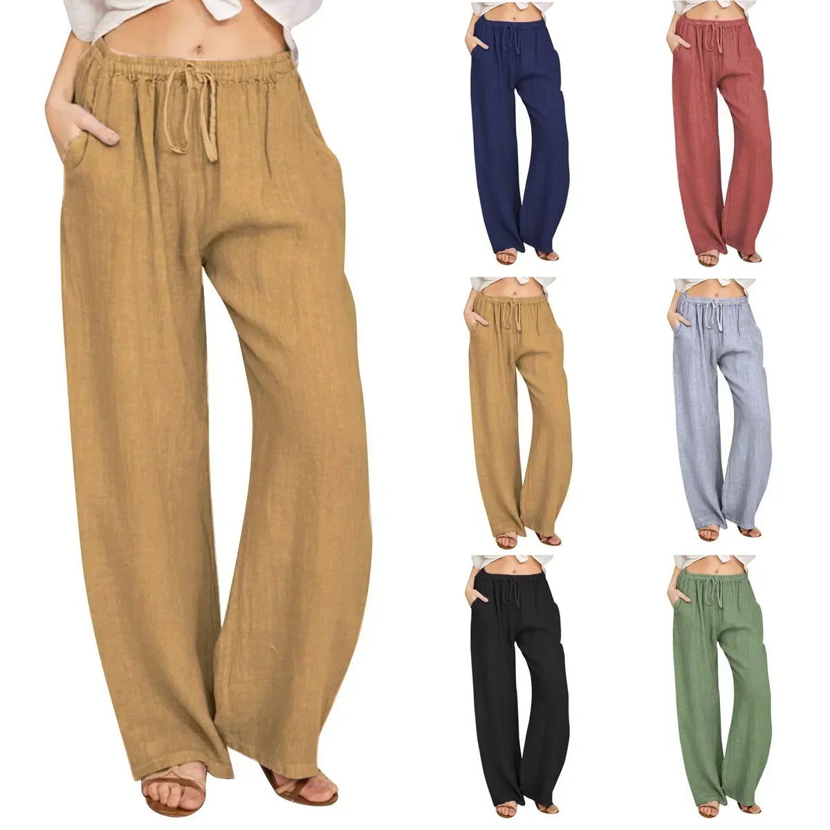 CHERYL | PANTALONI GAMBA AMPIA EFFORTLESS