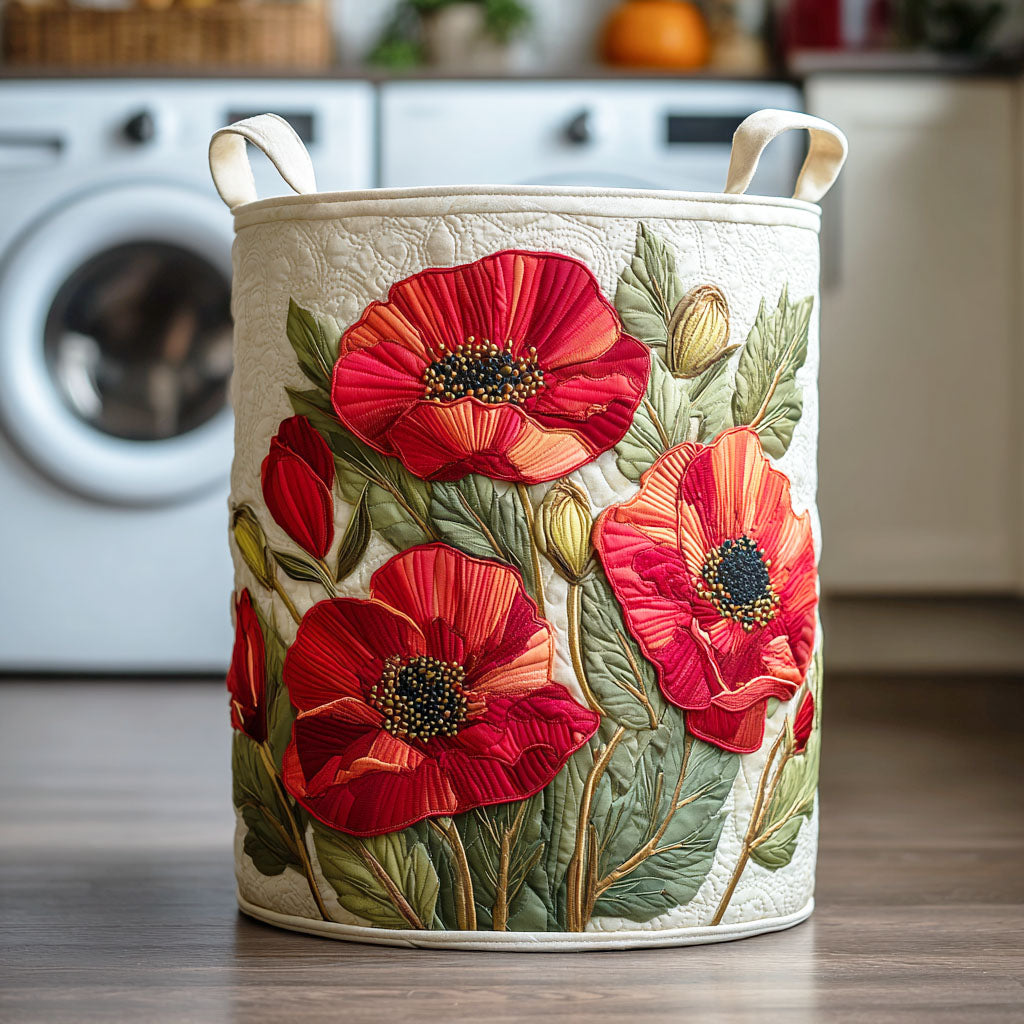 RUBY | CESTA BIANCHERIA SCARLET POPPY DREAM