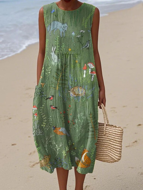 HOPE | ABITO MIDI WOODLAND