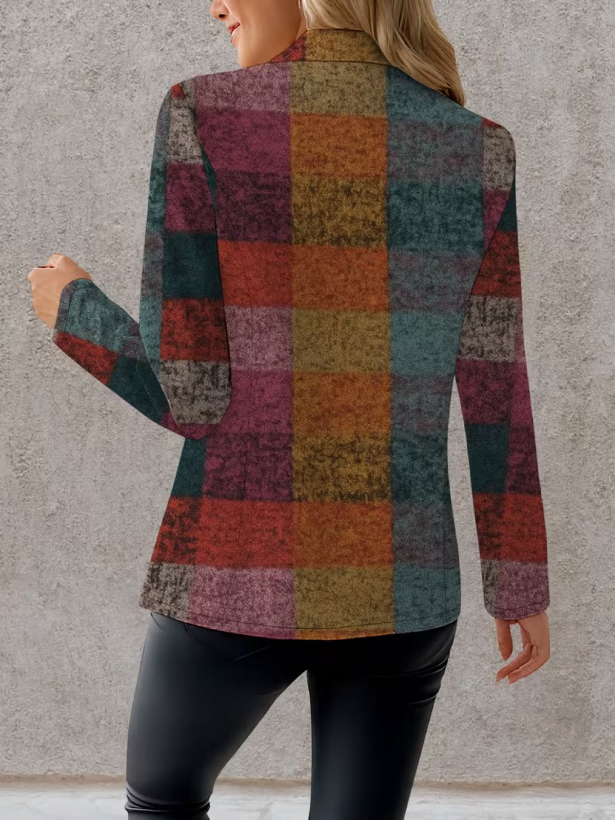 AMANDINE | BLAZER A QUADRI AUTUNNALE