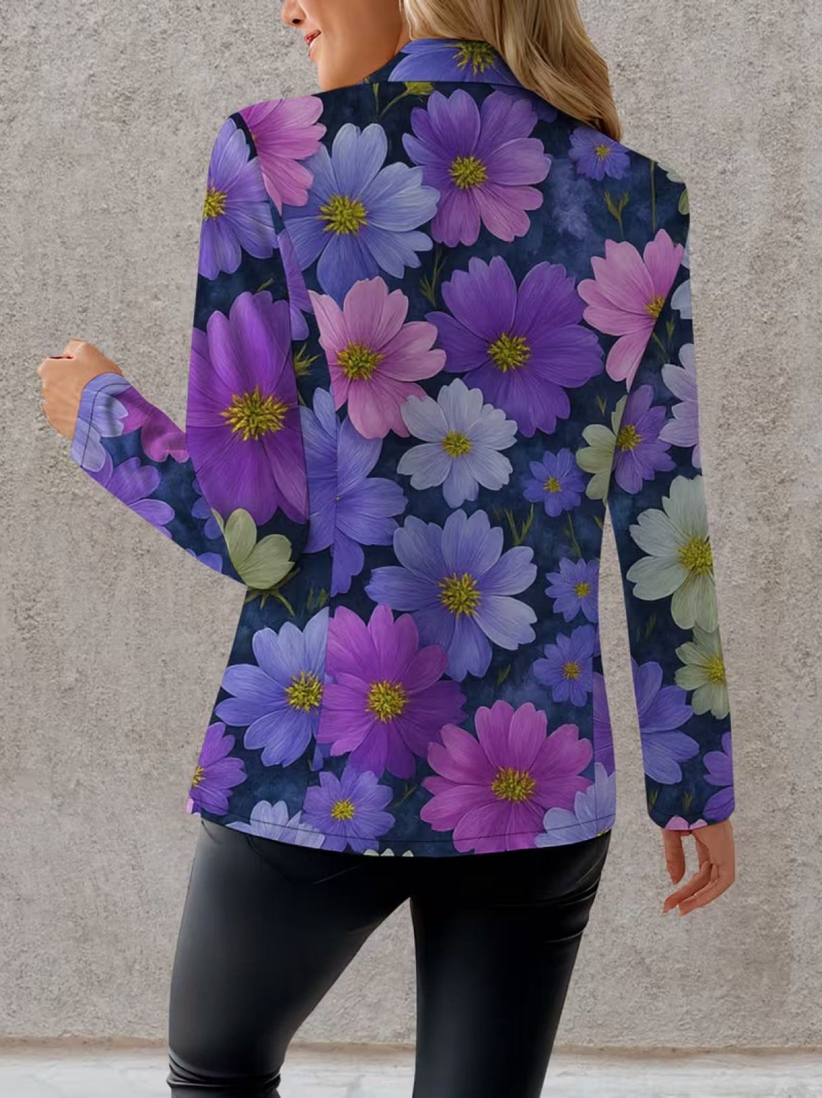 BELLAMIRA | BLAZER PURPLE COSMOS