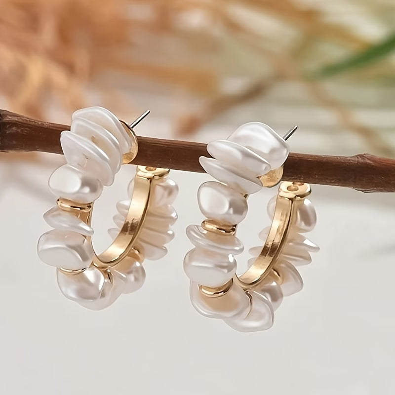 BIANCA | ORECCHINI CON PERLE CHUNKY
