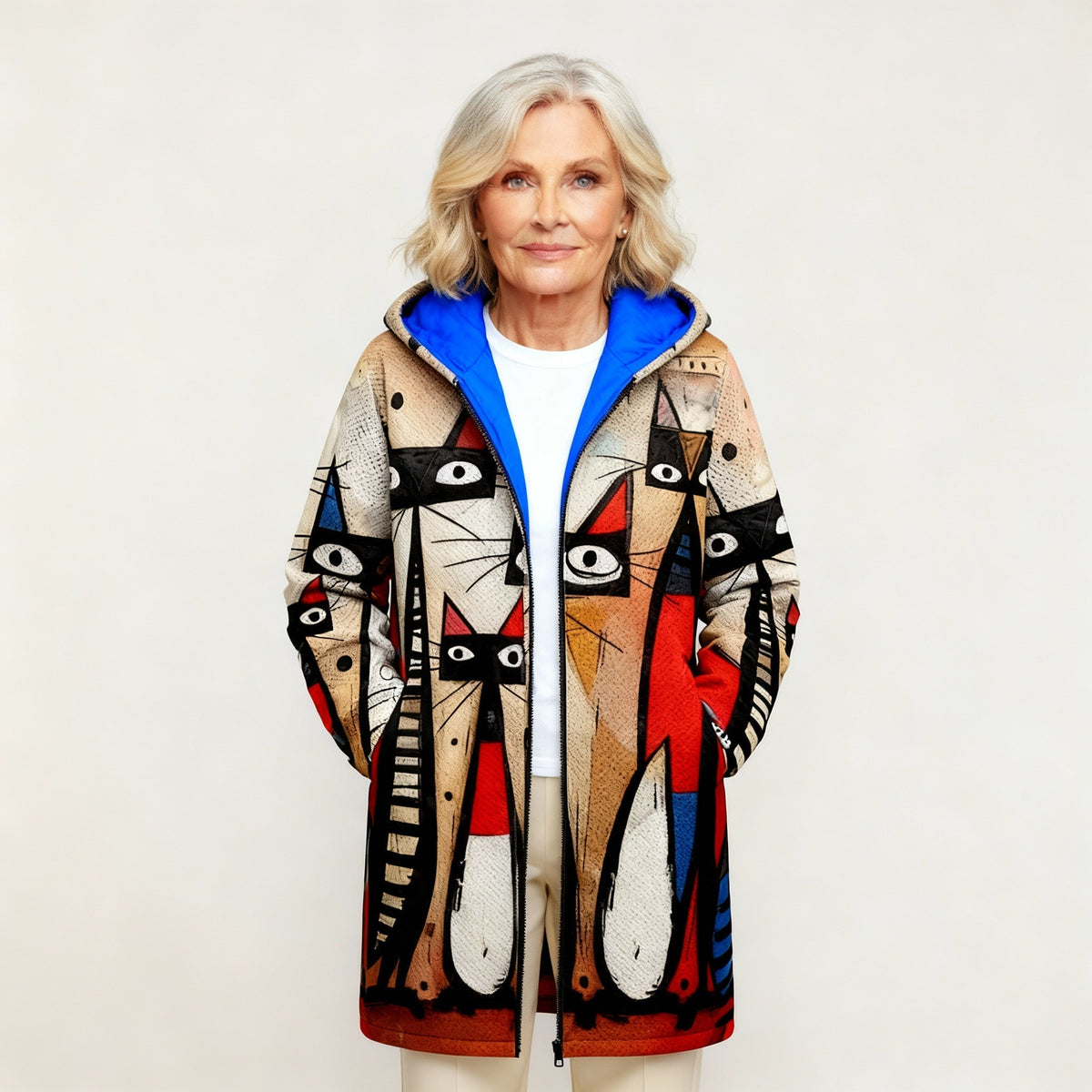 LOWANNA | CARDIGAN DI LUSSO DALL'ISPIRAZIONE ARTISTICA