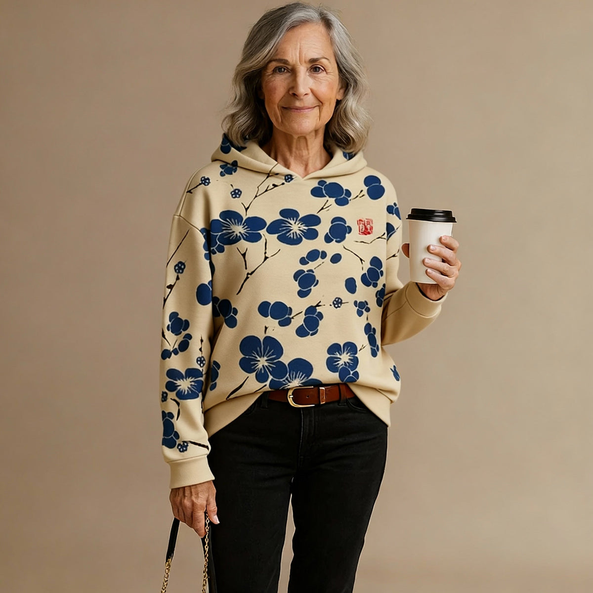 OLIVIA | FELPA CON CAPPUCCIO