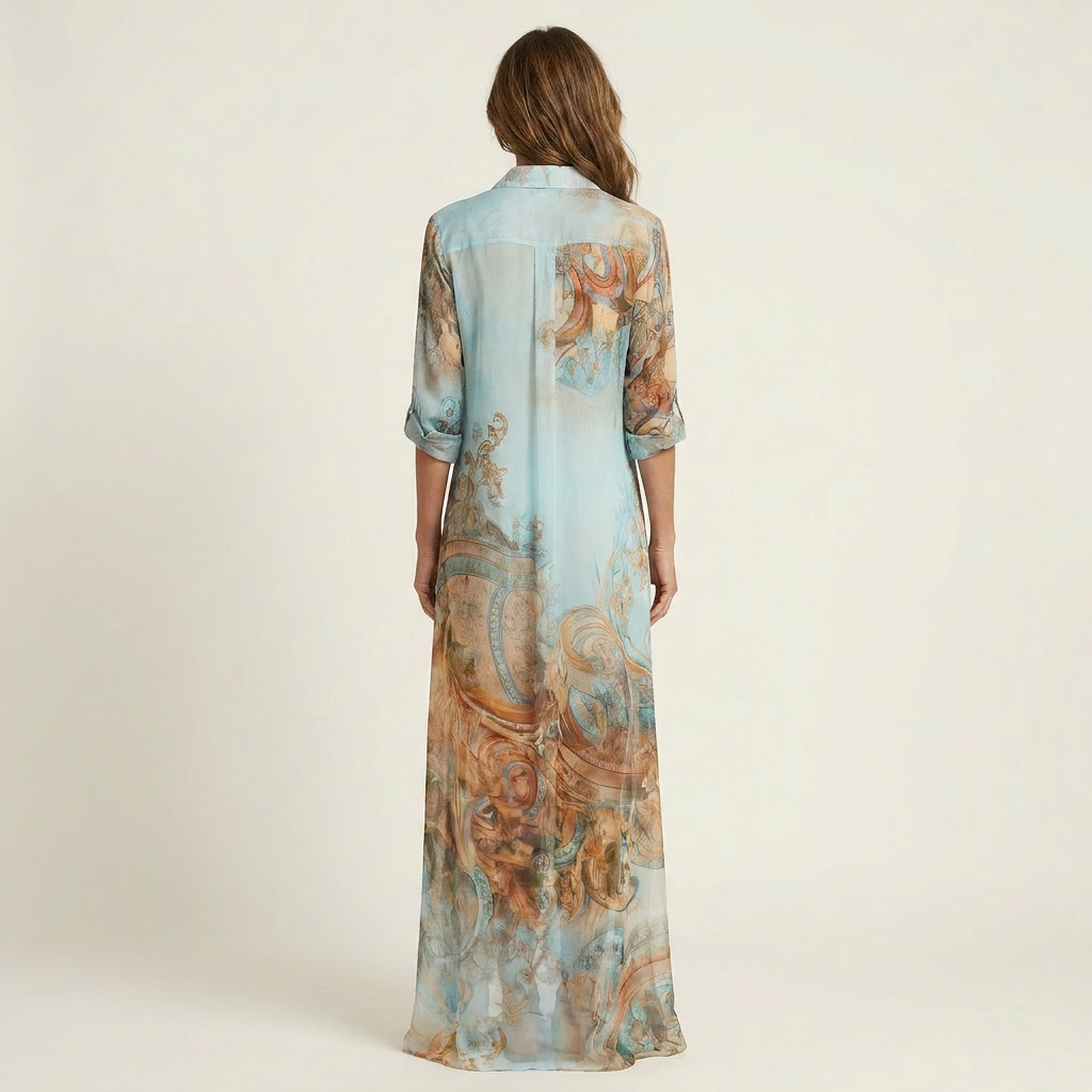 ELOWEN | ABITO CAMICIA MAXI
