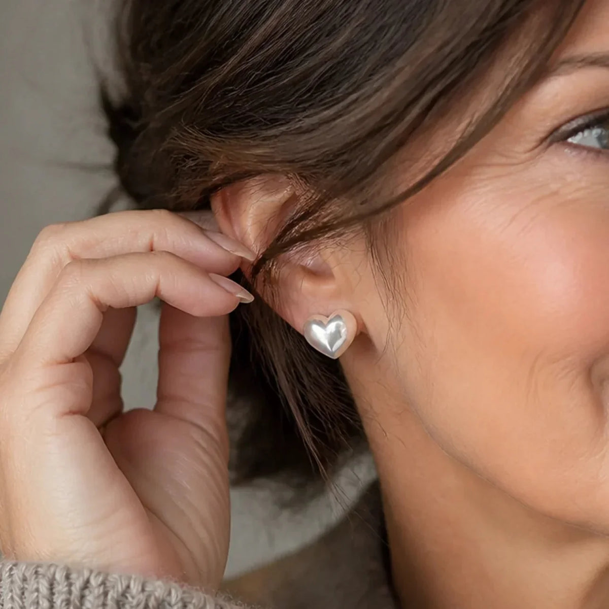 EMILY | ORECCHINI A LOBO CON PERLE LOVING HEARTS