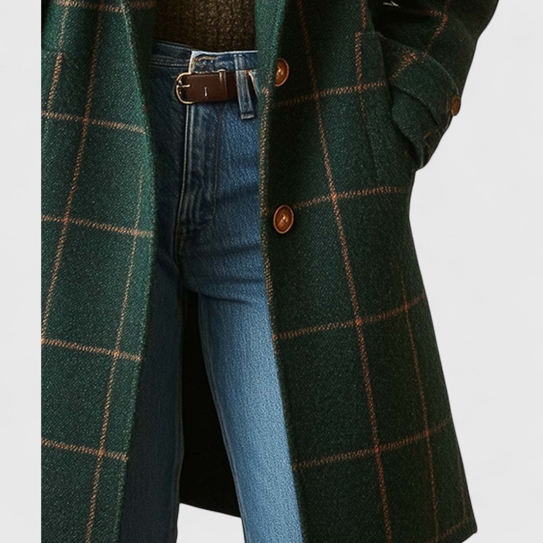 XAVINA | CAPPOTTO CLASSICO A QUADRI