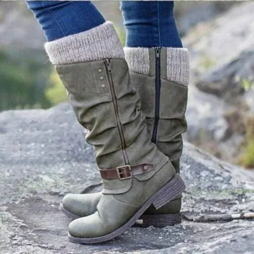 BARBARA | STIVALETTI CLASSICI CON ZIP LATERALE