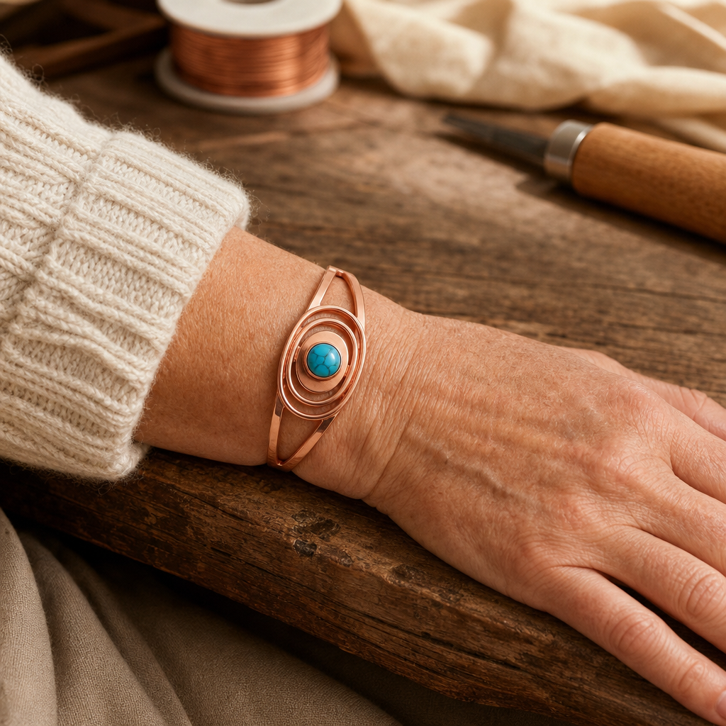 HANNAH | BRACCIALE IN RAME SEDGE