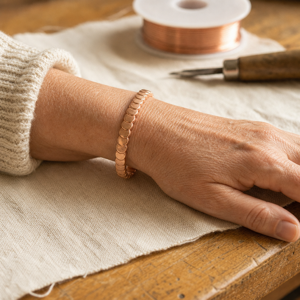 AMELIA | BRACCIALE IN RAME SIENNA
