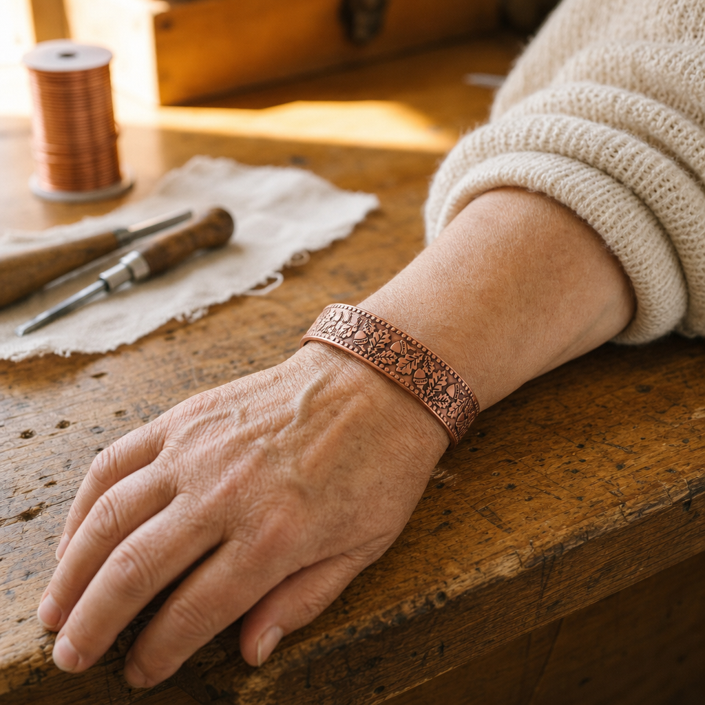 POPPY | BRACCIALE IN RAME TIMBER