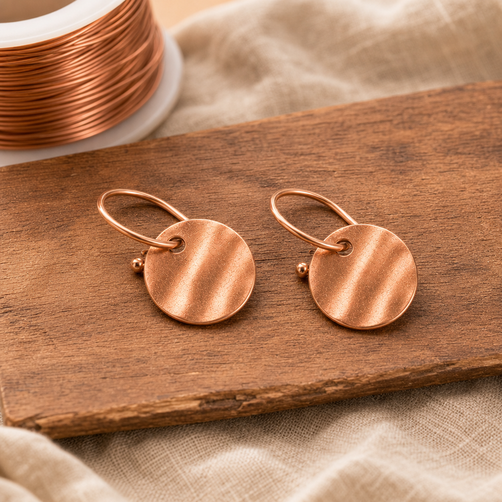 EVIE | ORECCHINI HALO COPPER