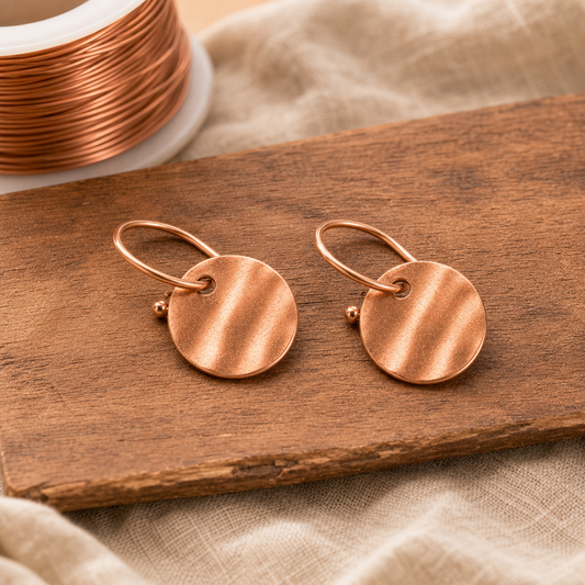 EVIE | ORECCHINI HALO COPPER