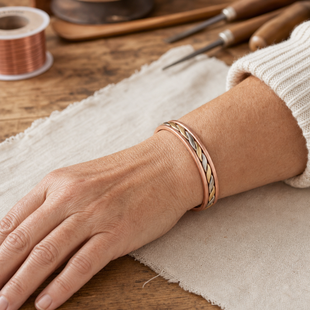RUBY | BRACCIALETTO IN RAME BUD