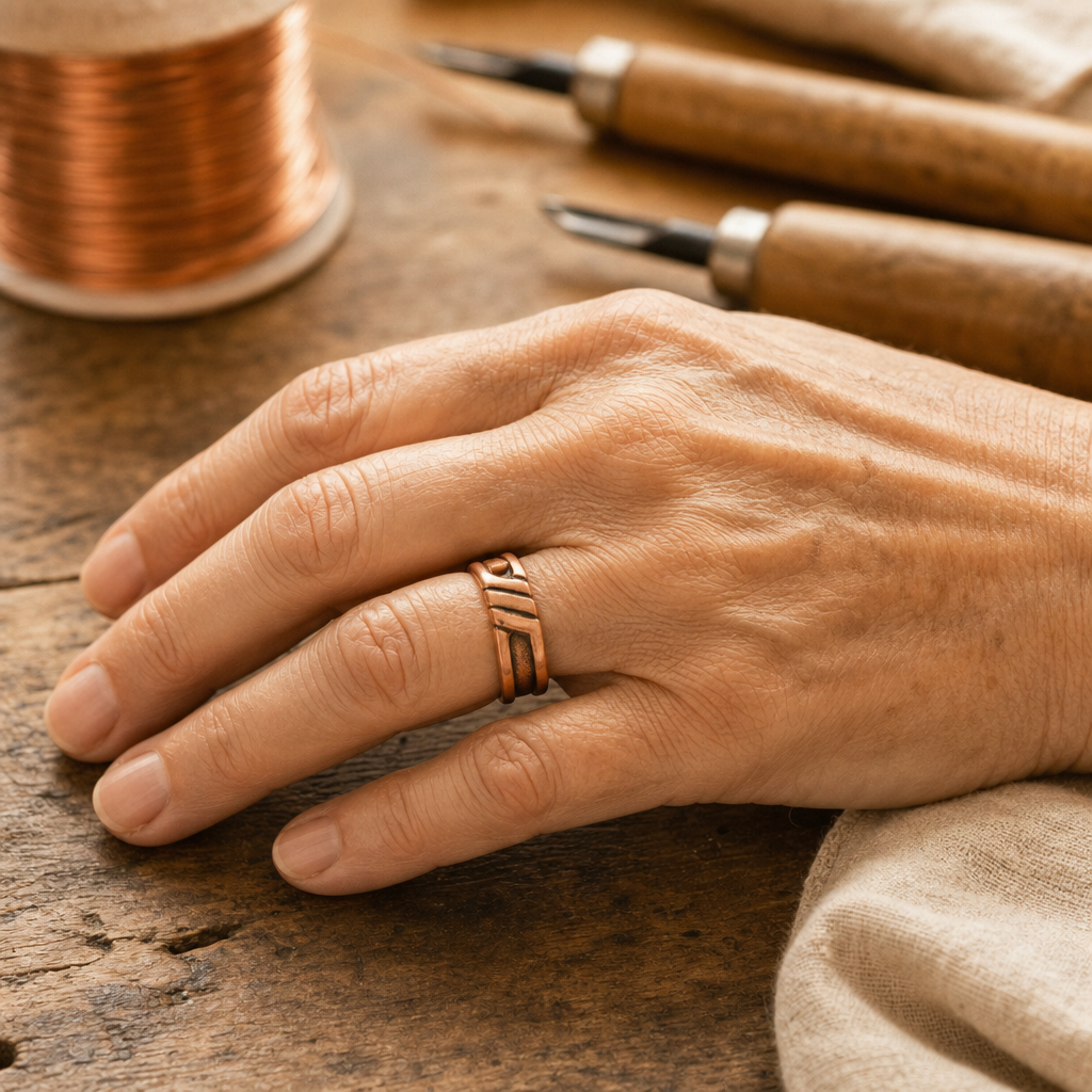 LUCY | ANELLO IN RAME TORBATO
