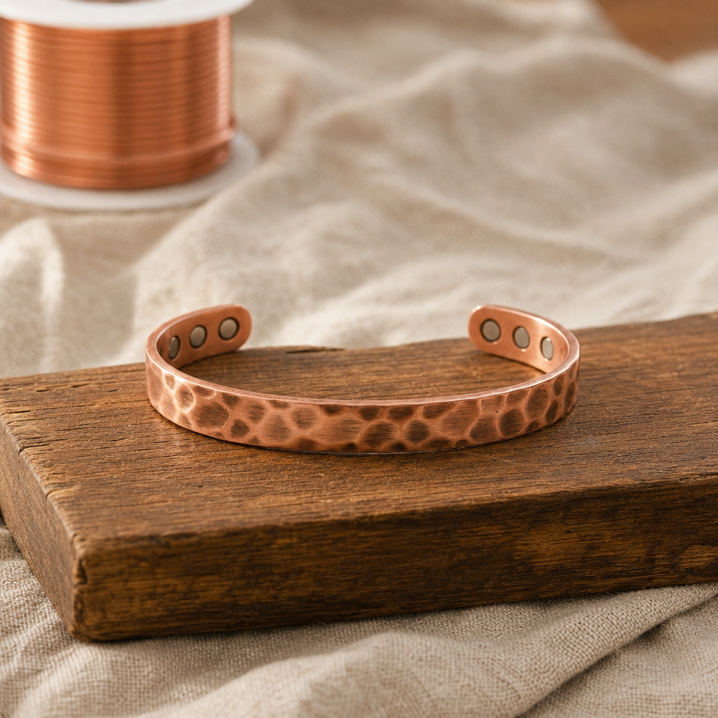 IMOGEN | BRACCIALETTO FURROW RAME