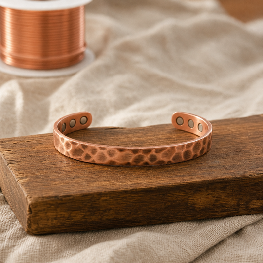IMOGEN | BRACCIALETTO FURROW RAME
