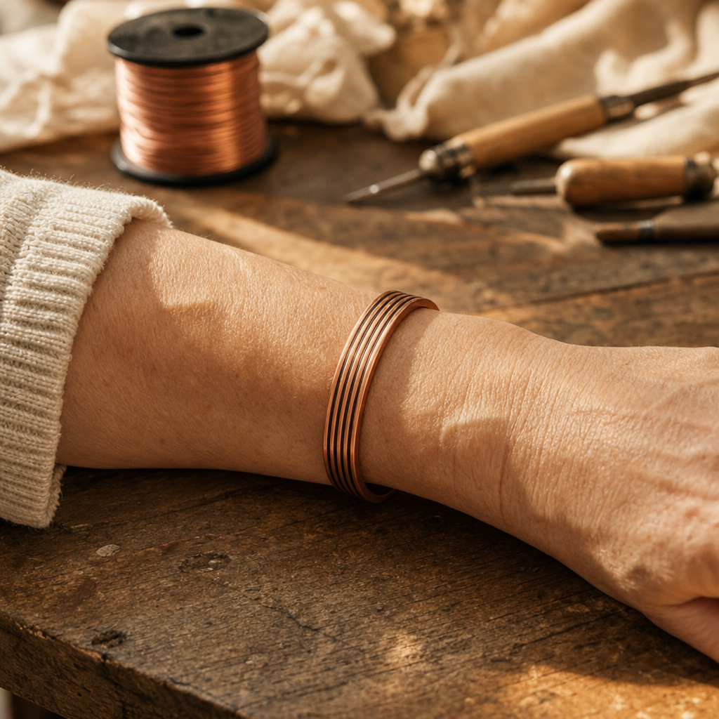 AVA | BRACCIALE IN RAME RIDGE