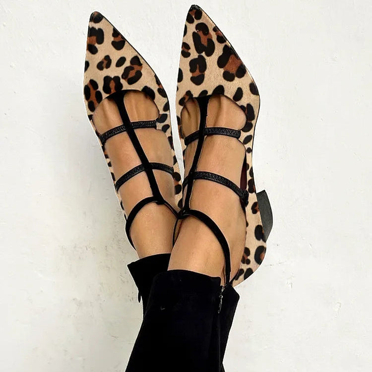 CAROL | SCARPE CON TACCO E CINTURINO LEOPARDATO