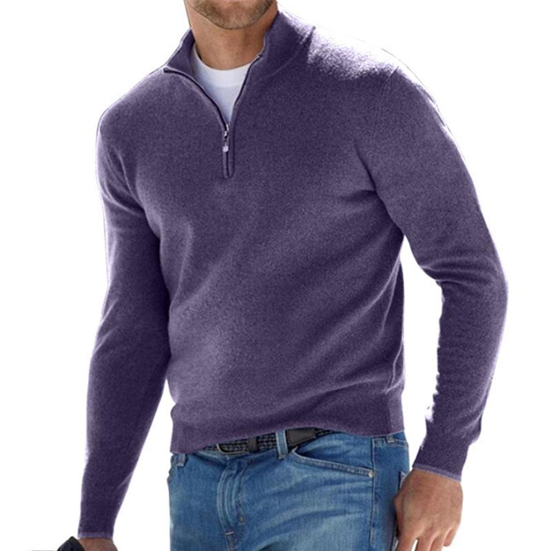 THOMAS | MAGLIA ELEGANTE CON ZIP DA UOMO