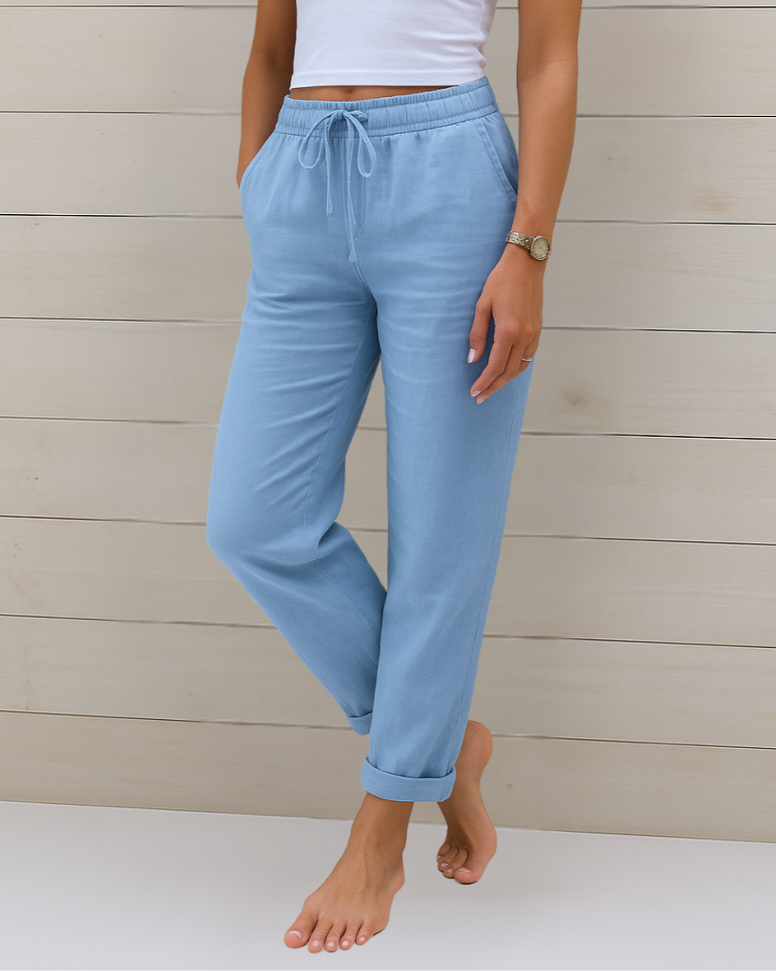 ELIZABETH | PANTALONI ELASTICIZZATI CASUAL