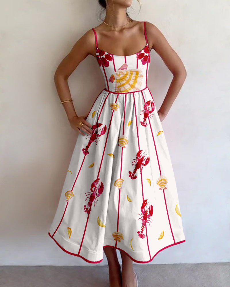 BRIELLE | ABITO MIDI SEASIDE CHARM