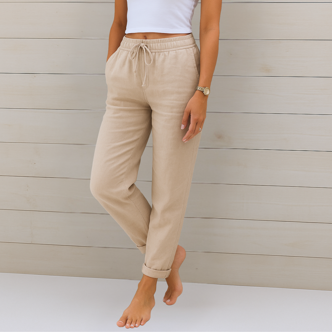 ELIZABETH | PANTALONI ELASTICIZZATI CASUAL